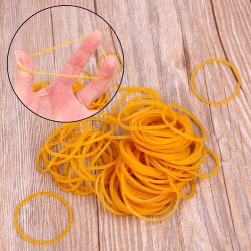 C90C 100 PCS/Bag High Quality Office Rubber Ring Rubber Bands School Office Supplies
