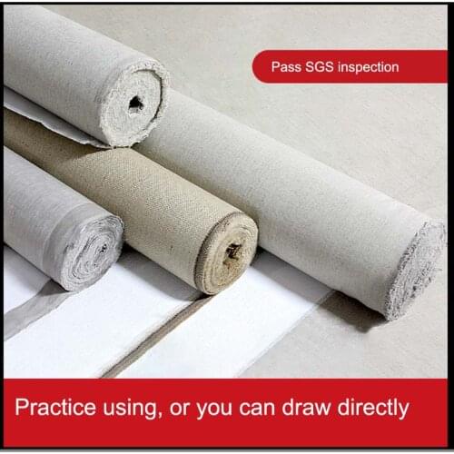 Professional blank canvas for painting Layer Acrylic oil painting canvas Linen Blend Primed art supplies for artist 5M One Roll