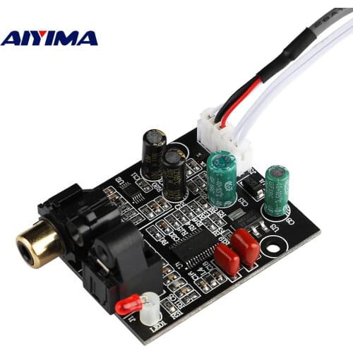 AIYIMA DAC Digital Decoder CS8416+CS4344 Optical Fiber Coaxial Digital Signal Input Stereo Audio Output Decod For Amplifier DIY