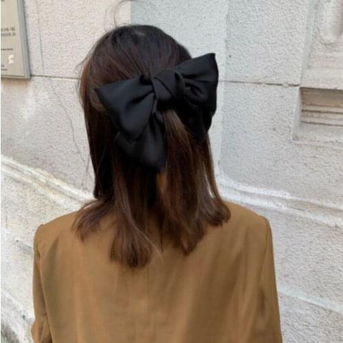 Fasgion Good-looking Charming Web Celebrity Bow Hair Ponytail Elastic Rope Women Headbands Sweet Hair Rope Accessories FORSEVEN
