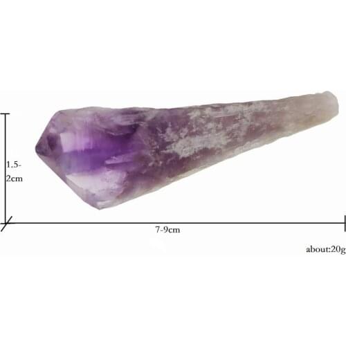 Purple 20g Amethyst Cluster Natural Crystal Point Rod Ornaments