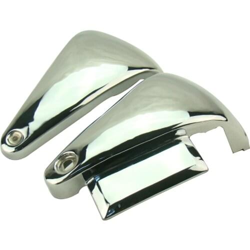 Chrome Motorbike Battery Side Cover For Kawasaki Vulcan VN800A Custom VN800 Classic 1995-2016 ABS Plastic 2Pcs