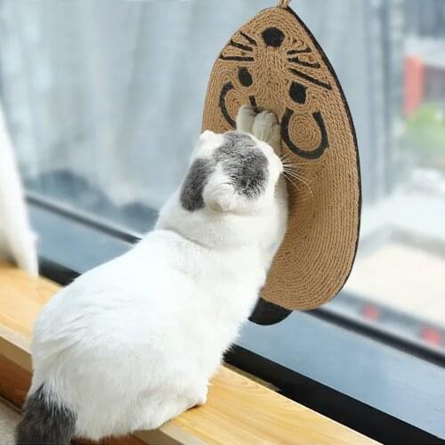 Cat Scratching Mat Mouse Shaped Rope Gato Sisal Accessories Material Pet Hemp Pad Toy Hemp Rope Scratch Pad Toy Accessories