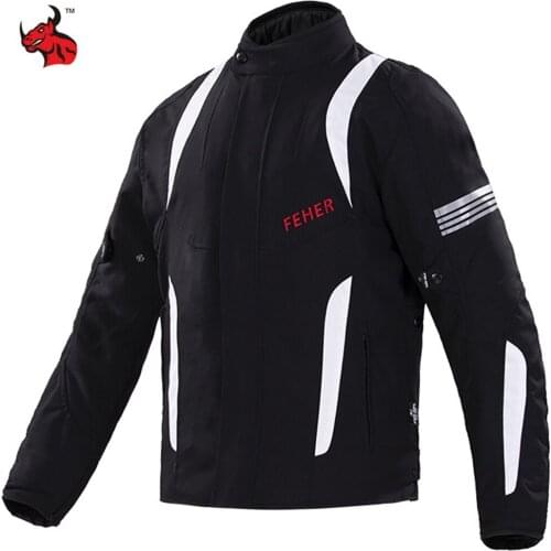Anti-fall Motorcycle Jacket Man Protective Gear Waterproof Motocross Jacket Windproof Motobiker Biker Moto Jacket for 4 Season