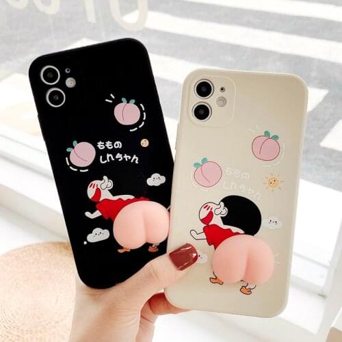 3D Cartoon Relax Stress Phone Case For Iphone 12 11 Pro Max 12 Mini X Xr Xs max 8 7 Plus SE 2020 Soft Silicone Shockrpoof Cover