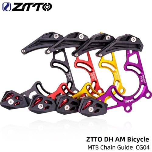 ZTTO MTB bike DH Chain guide CNC Wheel pulley Chain Guide stabilizer 32-38T RANGE chain guide ISCG 05 BB mount chain protector