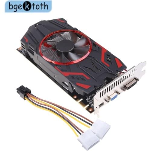 Portable GTX550Ti 4GB GDDR5 128 Bit Direct Gaming Graphics Card PCI Express 2.0 16X with Cooling Fan for Computer Games