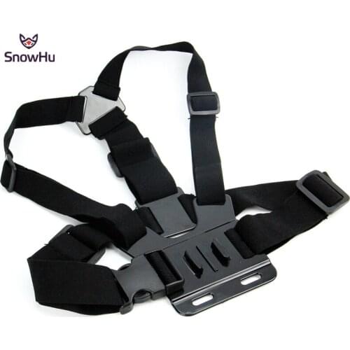 SnowHu for Gopro Accessories Chest Strap Belt Head Strap Mount For Gopro Hero 9 8 7 6 5 + for Yi 4K eken Action Camera GP27