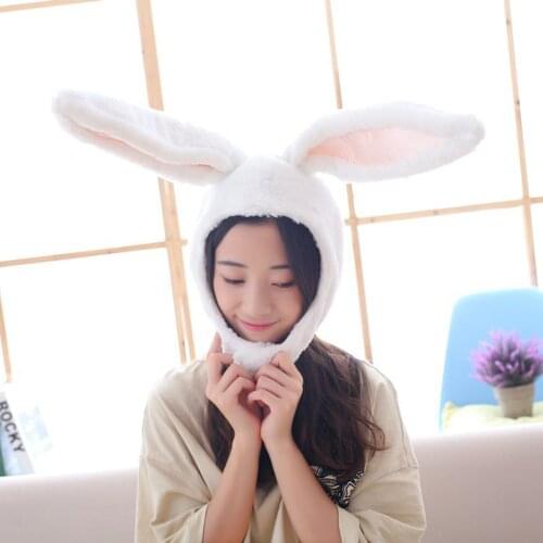 Pp Cotton Cute Soft Rabbit Ear Cap Warm Ear Cap Toy Photo Prop Children Rabbit Ear Hood Cute Modeling Children Accessories