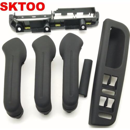 SKTOO 6pcs black For VW Jetta Bora Golf 4 inner door handle / handle interior / inside arm / handle