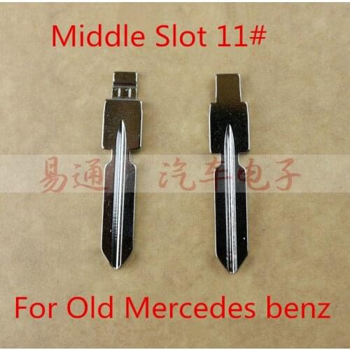 Middle Slot NO. 11 right Key Blade For Old Mercedes benz Flip Key Blade, Origin Car Blank Key Blade