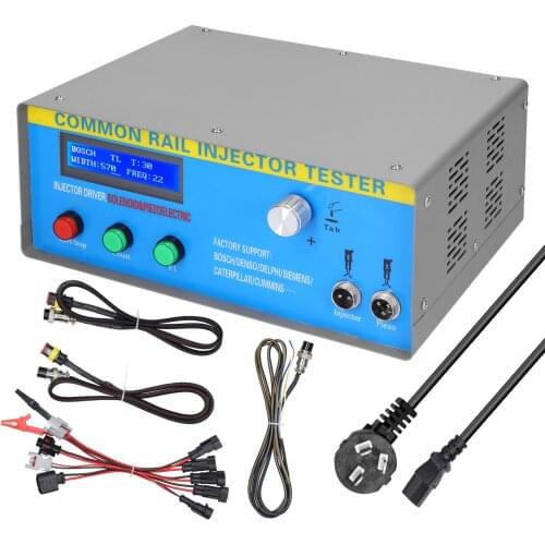 CR1000 High Pressure Common Rail Injector Tester with 100-3000us Pulse Width and 1-30Hz Injection Frequency