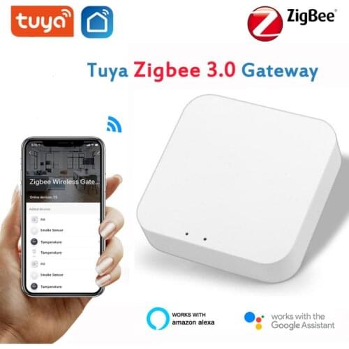 Tuya ZigBee 3.0 Smart Hub, Wireless Gateway Bridge For App Voice Remote Control, Works With Alexa Google Home Assistant Neweat