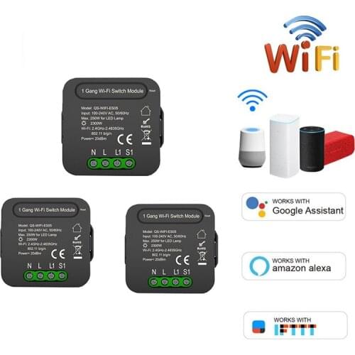 WIFI On-off Device Smart Switch Dual Control Switch Smart Home Voice Control Smart Switch Zero Fire Works With Alexa Google Home