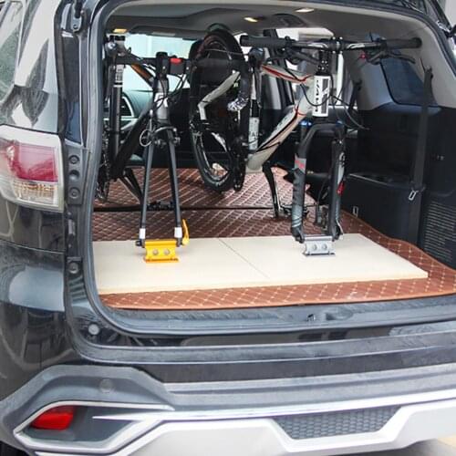 Bike Block Quick Release Bicycle Front Fork Fixed Clip Luggage Rack for Car SUV Carrier Alloy Frame Bicycle Trainer Accessories