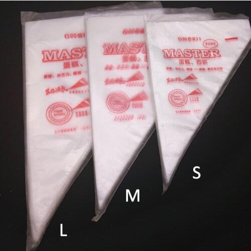 10Pcs/Pack Disposable Cake Decorative Bag DIY Baking Accessories Plastic S/M/L Pastry Tips Bag Kitchen Supplies Multi Purpose