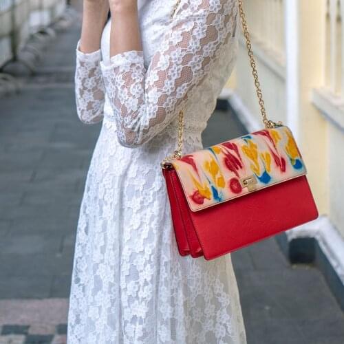 25.5x17.5CM Handmade Creativity Messenger Bags Women Shoulder Bag New Style Cow Leather Genuine Leather a6987