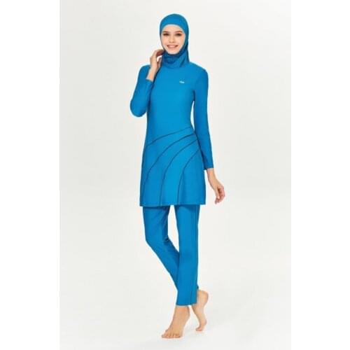 4040 oil Lycra Full Off Women Hijab Swimwear Turkish' Muslim Swimsuit Burkinis Modest Clothing Islamic Long Sleeves Hijab