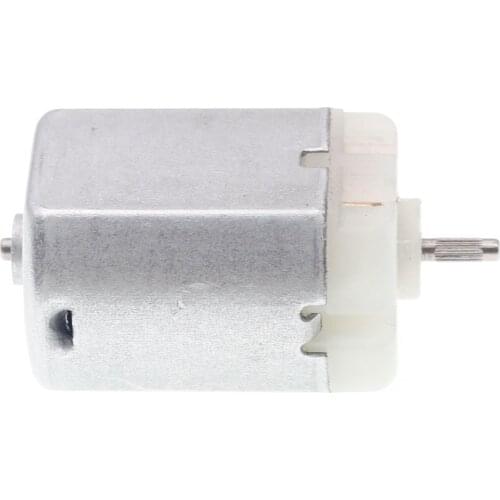7mm ribbed shaft FC280 Car Door Lock Motor Actuator gas tank hatch motor for AUDI (12V Micro DC Motor - 14000RPM)
