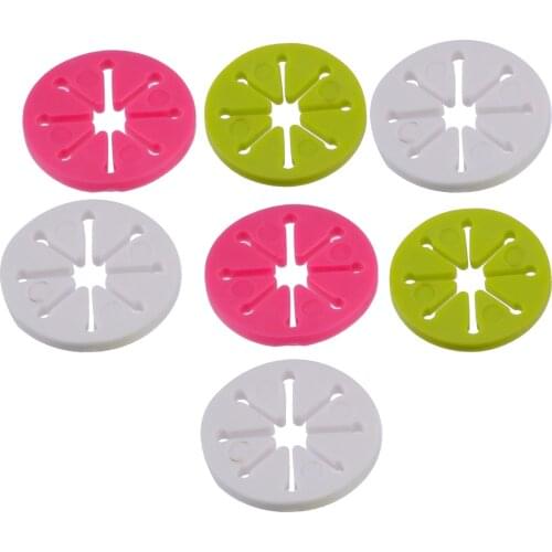 7PC Socks Ring Color Socks Fixed Ring Socks Storage Rack Socks Lock Clip Household Practical Clothing Finishing Accessories