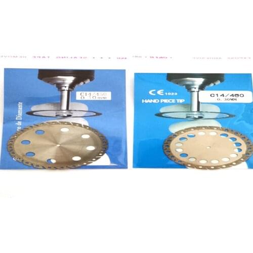 1pc Dental Lab Diamond Disc for Cutting Plaster Diameter 450mm 400mm Stone Model Separating Sheet Thickness 0.3mm