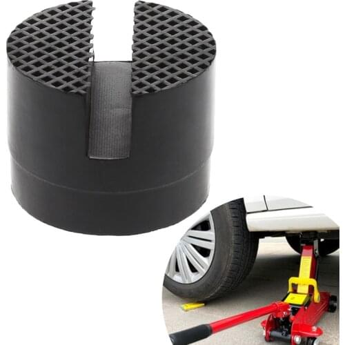 Car Rubber Jack Pad Frame Protector Adapter Jacking Disk Pad Tool Floor Slotted For Pinch Weld Side Lifting Disk Car Accessories