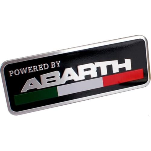 Auto Styling Abarth Logo Emblem Badge for Abarth 595 500 695 124 Spider Fiat Punto 204A 1000 Alfa Metal Car Sticker Decoration