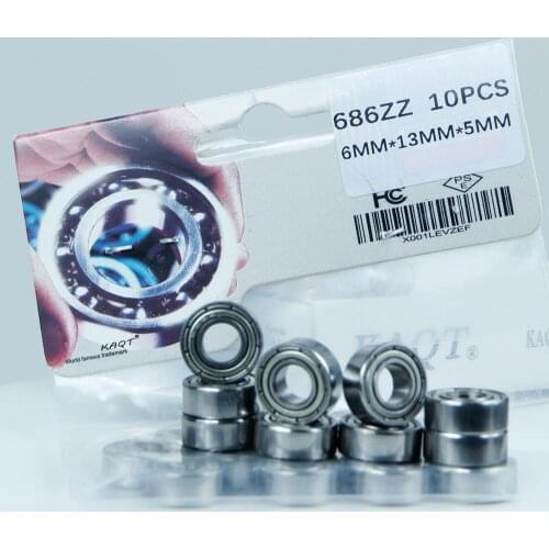 Free shopping deep groove ball bearing metal seal 683zz 684zz 685zz 686zz 687zz 688zz 689zz RS rubber cover sealed bearing