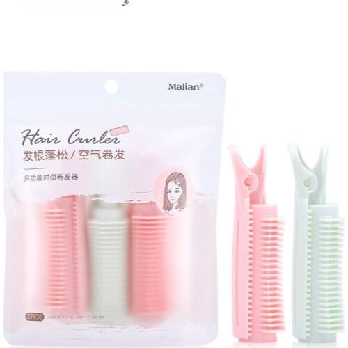 Hair Rollers 3Pcs Self Grip Hair Curlers Hair Roller Salon Hair Dressing Curlers Jumbo Size Hair Roller Sticky Cling Style