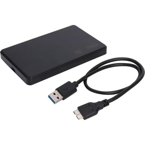 USB 3.0 Hard Drive Case Mobile Enclosure 2.5 inch Serial Port SATA HDD SSD Adapter External Box Support 3TB for Laptop Notebook