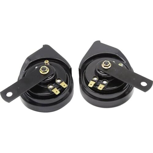 2PCS Motorcycle Car Boat 12V Loud 110DB Dual-tone Snail Electric Air Horns