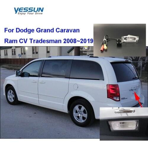 Yessun rear camera For Grand Caravan Ram CV Tradesman dodge caravan 2008~2019 license plate camera/ backup camera
