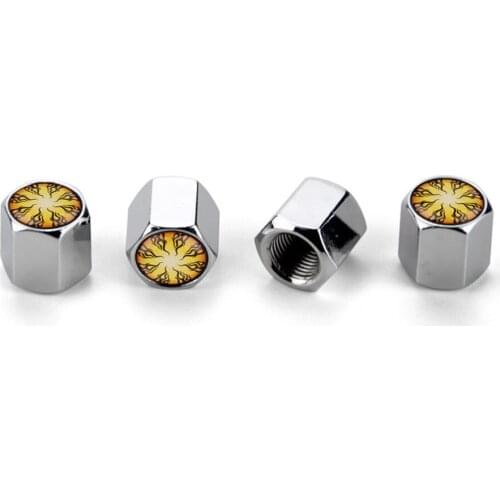 Stainless Steel Auto Wheel Tire Air Car Valve Caps Stem Cover For Daihatsu Sirion Charade Terios Mira YRV Feroza Cap Accessories