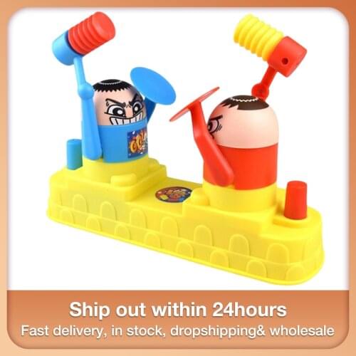 2021 Novel Funny Children Fighting Battle Antistress Toys Two-person Parent-child Interactive Table Battle Games Kids Toys Gift