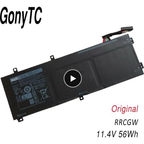 GONYTC Original RRCGW New Laptop Battery For Dell XPS 15 9550 Precision 5510 Series M7R96 62MJV 11.4V 56WH Genuine