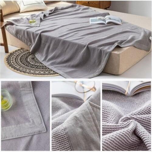 Drop Shipping 2020 Newest Blanket Adult Soft Cotton Throw Blanket for Sofa Bed Couch Frazadas Mantas De Cama Cobertor