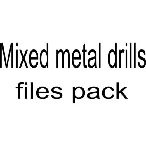 Dental mixed metal drills files pack