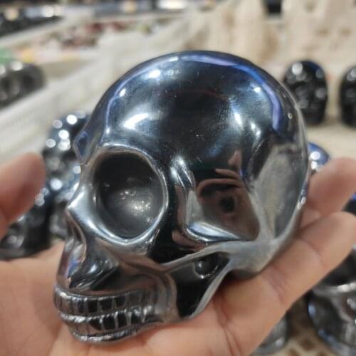 Skull head home living room decoration art ornaments open chakras to restore spiritual power