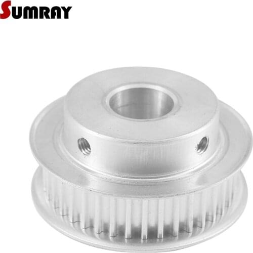 SUMRAY Timing Pulley 5M 42T 8/10/12/15/19/20mm Bore Gear Belt Pulley 16/21mm Width Pulley Wheel for Engraving Machine