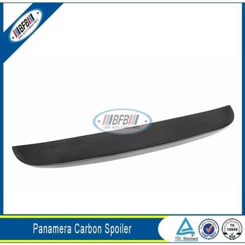 2014-2017 Car Auto Exterior Carbon Fiber Rear Spoiler Back Trunk Lid Lip for Panamera