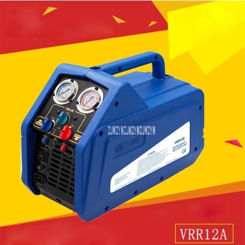 New Arrival VRR12A Single Cylinder Refrigerant Recovery Machine 220-240VAC 50 / 60Hz 4A 1450rpm 3 / 4HP Motor 0-40 degrees Hot