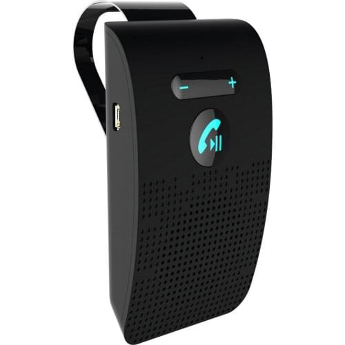 Wireless Car Bluetooth V5.0 Bluetooth Handsfree Car Kit Wireless Bluetooth Speaker Phone Sun Visor Clip Speakerphone