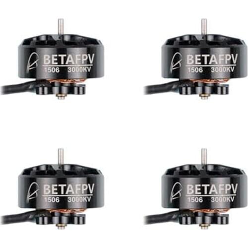 BETAFPV 4Pcs 1506 3000KV 3-6S Brushless Motor for DIY RC Quadcopter FPV Drone 4'' TWIG Mutant ET5 X-knight Toothpick