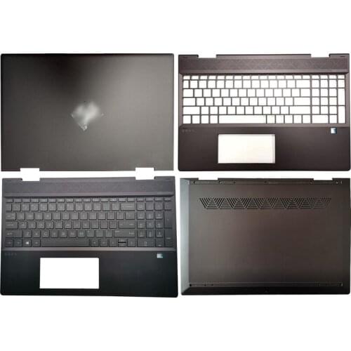 NEW Laptop LCD Back Cover/Palmrest/Bottom Case For HP ENVY X360 15-DR 15M-DR 15-DR1005TX 1006TX 1007TX L54912-001 Brown
