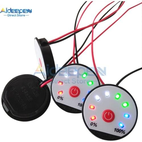 DC 12V 24V JS-8T Universal Lithium Battery Capacity Indicator Universal Lithium Lead Acid Battery LED Display Li-ion Tester