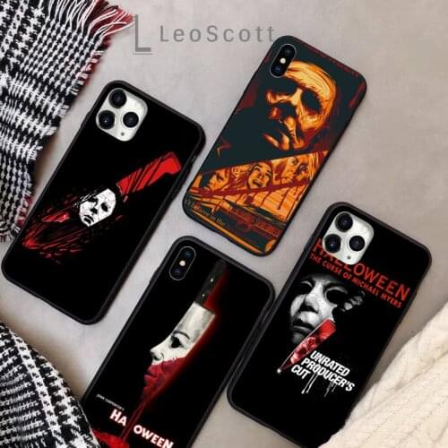 Halloween The Curse Of Michael Myers Phone Case for iPhone 11 12 pro XS MAX 8 7 6 6S Plus X 5S SE 2020 XR Soft silicone