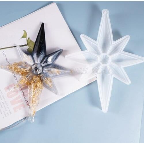 Anise Listed Pendant Casting Silicone Mould DIY Crafts Decoration Jewelry Making Tool Crystal Epoxy Resin Mold Drop Shipping