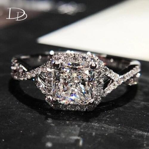DODO Luxury Wedding Band Engagement Rings For WomenS Vintage Fashion Female Rings Bague Femme Argent Dd508
