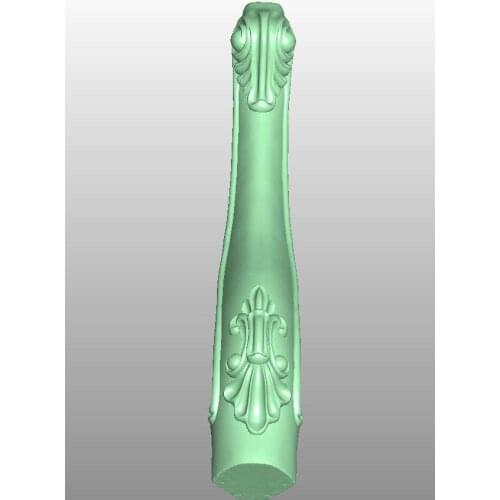 3D STL model for CNC Router mill relief design furniture bed sofa pattern leg 257
