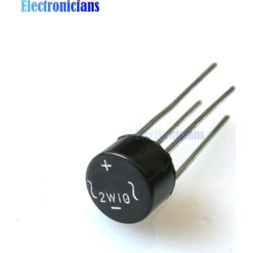 20PCS/lot 2w10 2A 1000V diode bridge rectifier 2W10